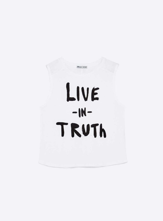 Text Printed T-Shirt